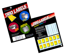 Упаковка Trio Labels - 100 листов